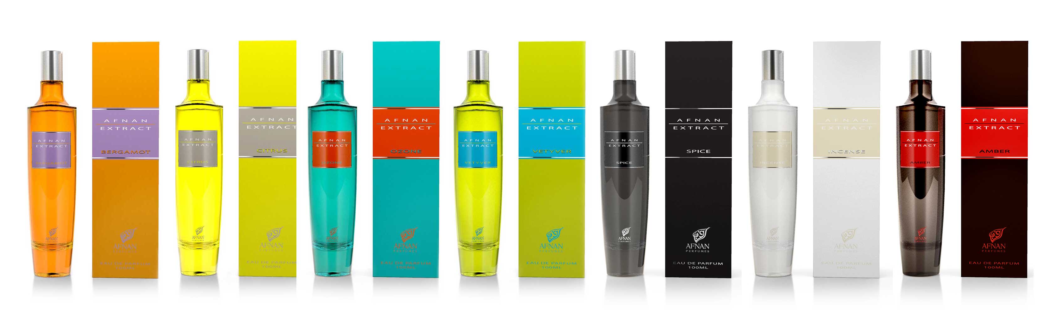 Afnan Extrait range of perfumes